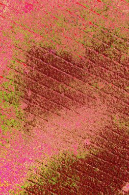 Çizik ve çatlaklarla metal doku