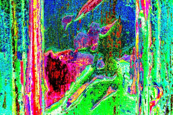 Абстрактный Красочный Текстурный Фон Обоев Творческие Дизайнерские Работы Старая Текстура — стоковое фото