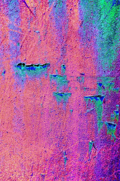 Dökülen boya paslı metal dokusu