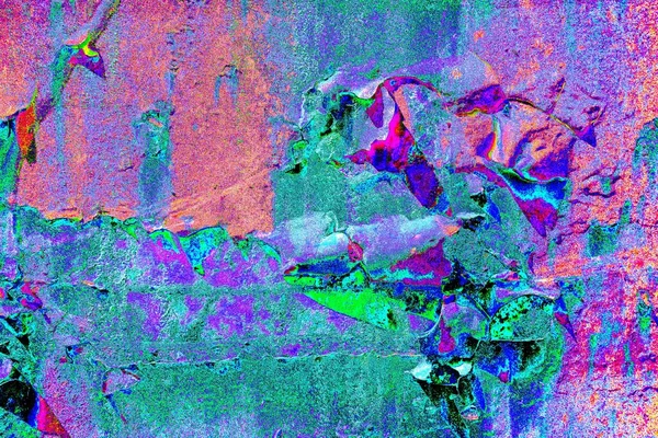 Dökülen boya paslı metal dokusu