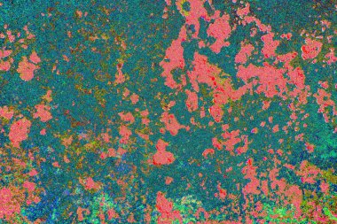 Çizik ve çatlaklarla metal doku