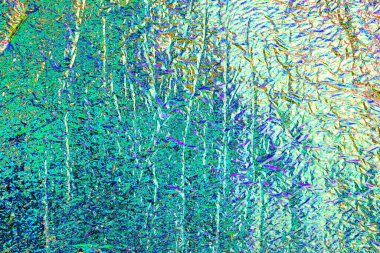 Kırışık plastik polietilen film dokusu