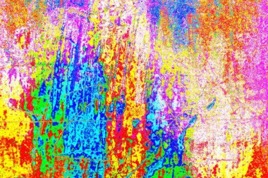 Karışık renklerin soyut suluboya paleti, arkaplan, vektör illüstrasyonu