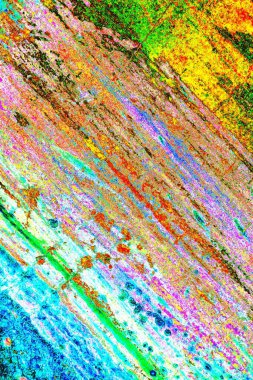 Mavi renklerin soyut suluboya paleti, karışık renk, arkaplan, vektör illüstrasyonu, bir renk karışımı