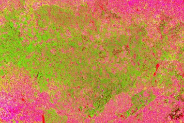 Çizik ve çatlaklarla metal doku