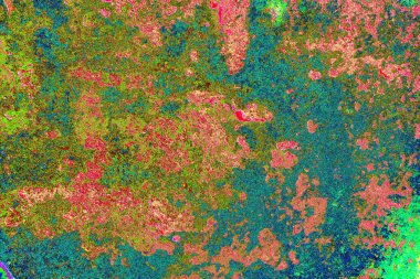 Çizik ve çatlaklarla metal doku