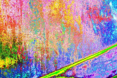 Çizik ve çatlaklarla metal doku.