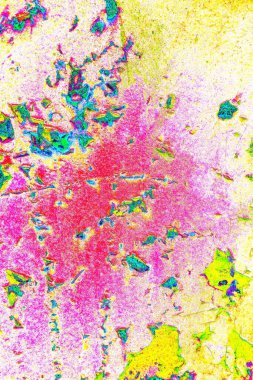 Dökülen boya paslı metal dokusu