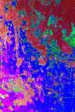 Çizik ve çatlaklarla metal doku