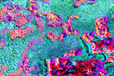 Yaratıcı ve tasarım sanatı, eski duvar dokusu. Duvar kağıdı için soyut renkli doku arkaplanı. 