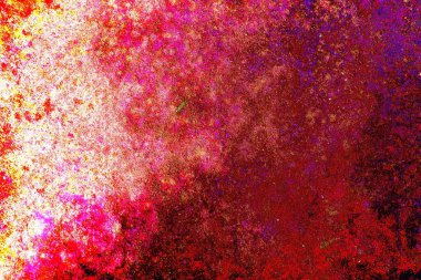 Çizik ve çatlaklarla metal doku