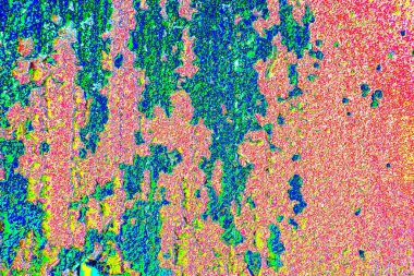 Çizik ve çatlaklarla metal doku