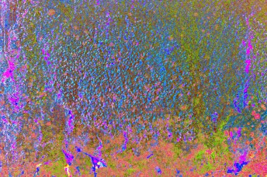 Yaratıcı ve tasarım sanatı, eski duvar dokusu. Duvar kağıdı için soyut renkli doku arkaplanı. 