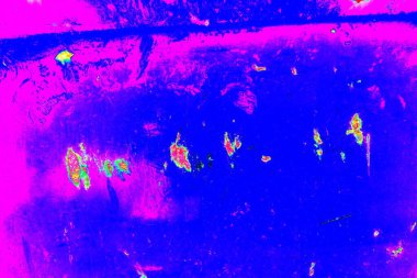 Çizik ve çatlaklarla metal doku