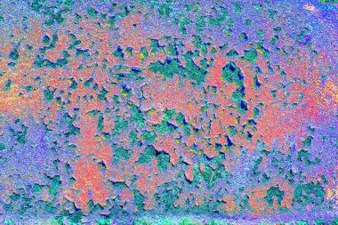 Çizik ve çatlaklarla metal doku