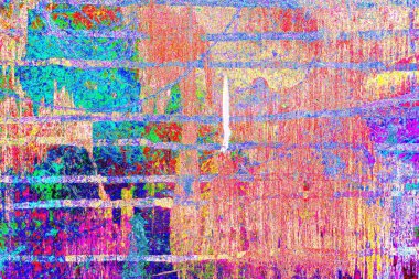 Çizik ve çatlaklarla metal doku