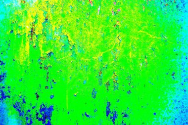 Çizik ve çatlaklarla metal doku