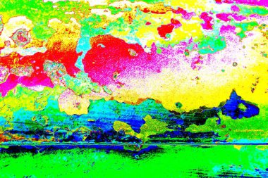 Çizik ve çatlaklarla metal doku