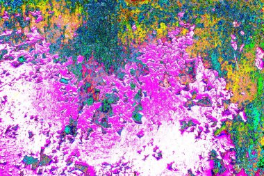 Dökülen boya paslı metal dokusu