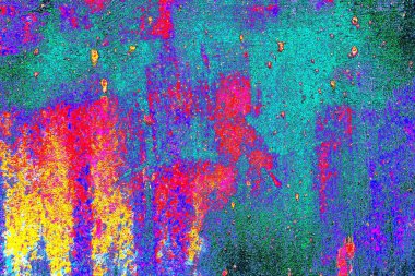 Çizik ve çatlaklarla metal doku