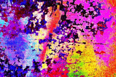 Çizik ve çatlaklarla metal doku