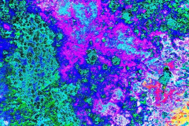 Çizik ve çatlaklarla metal doku