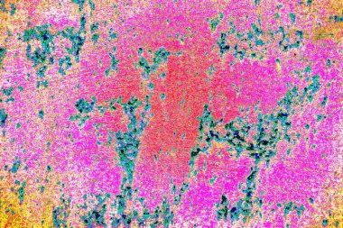 Çizik ve çatlaklarla metal doku