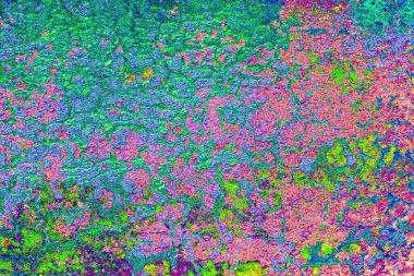 Çizik ve çatlaklarla metal doku