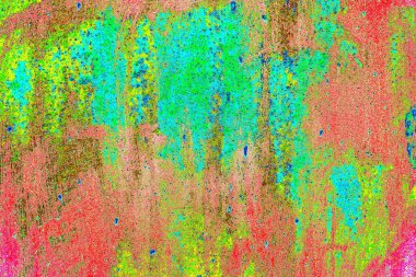 Çizik ve çatlaklarla metal doku