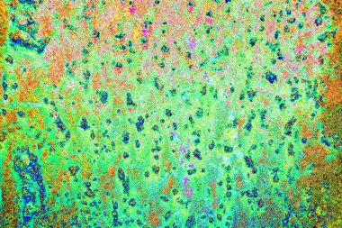 Mavi renklerin soyut suluboya paleti, karışık renk, arkaplan, vektör illüstrasyonu, bir renk karışımı