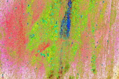 Çizik ve çatlaklarla metal doku