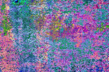 Çizik ve çatlaklarla metal doku