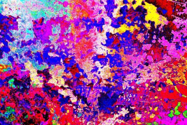 Çizik ve çatlaklarla metal doku