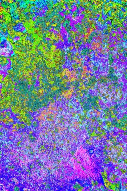 Dökülen boya paslı metal dokusu