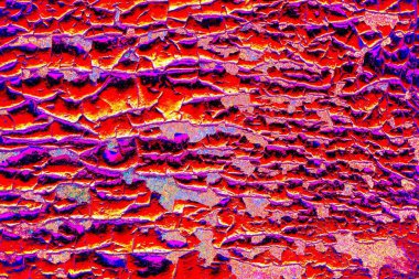 Duvar dokusu arkaplanı eski boyayla soyulmuş