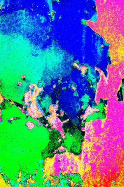 Dökülen boya paslı metal dokusu