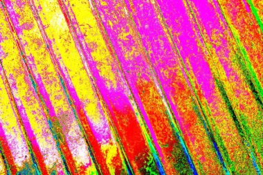 Çizik ve çatlaklarla metal doku