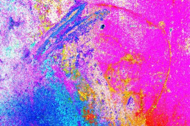 Çizik ve çatlaklarla metal doku