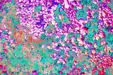 Dökülen boya paslı metal dokusu