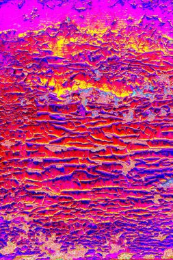 Duvar dokusu arkaplanı eski boyayla soyulmuş