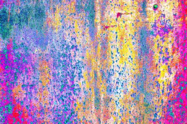 Çizik ve çatlaklarla metal doku