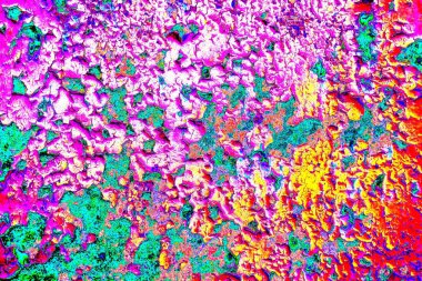 Dökülen boya paslı metal dokusu