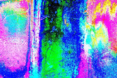 Çizik ve çatlaklarla metal doku