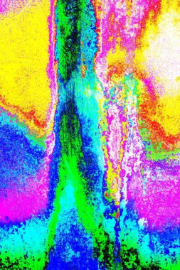 Çizik ve çatlaklarla metal doku