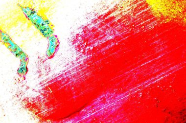 Mavi renklerin soyut suluboya paleti, karışık renk, arkaplan, vektör illüstrasyonu, bir renk karışımı