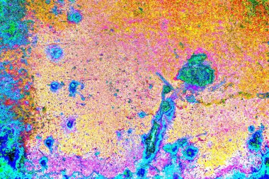 Çizik ve çatlaklarla metal doku