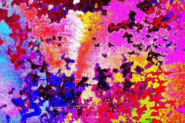 Çizik ve çatlaklarla metal doku