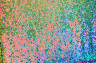 Çizik ve çatlaklarla metal doku