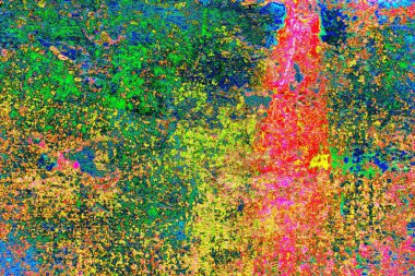 Karışık renklerin soyut suluboya paleti, renk karışımı, duvar kağıdını kopyala, soyut renkli doku arkaplanı