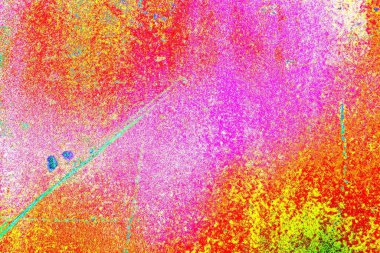 Çizik ve çatlaklarla metal doku